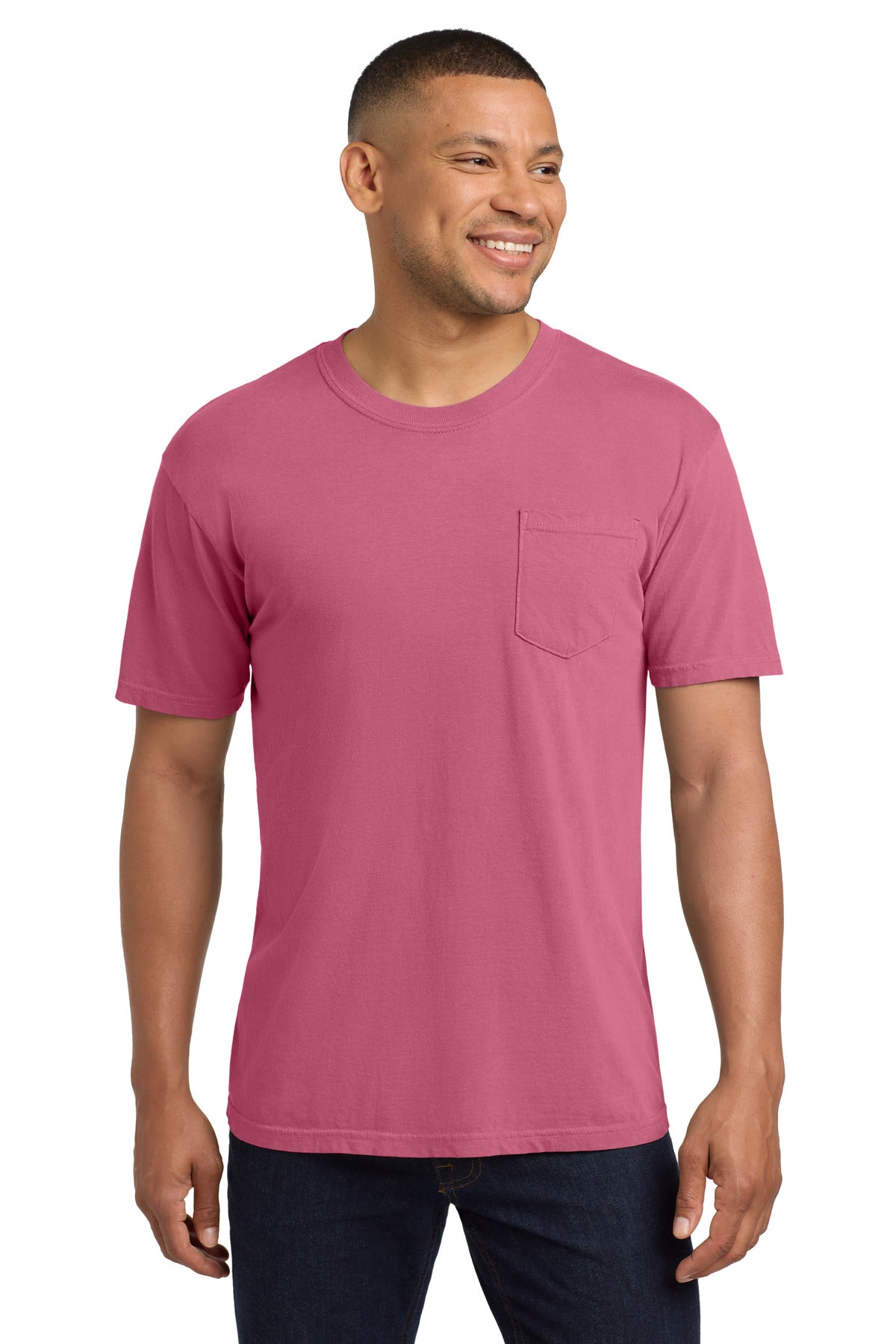 COMFORT COLORS  Heavyweight Ring Spun Pocket Tee. 6030 - Crunchberry