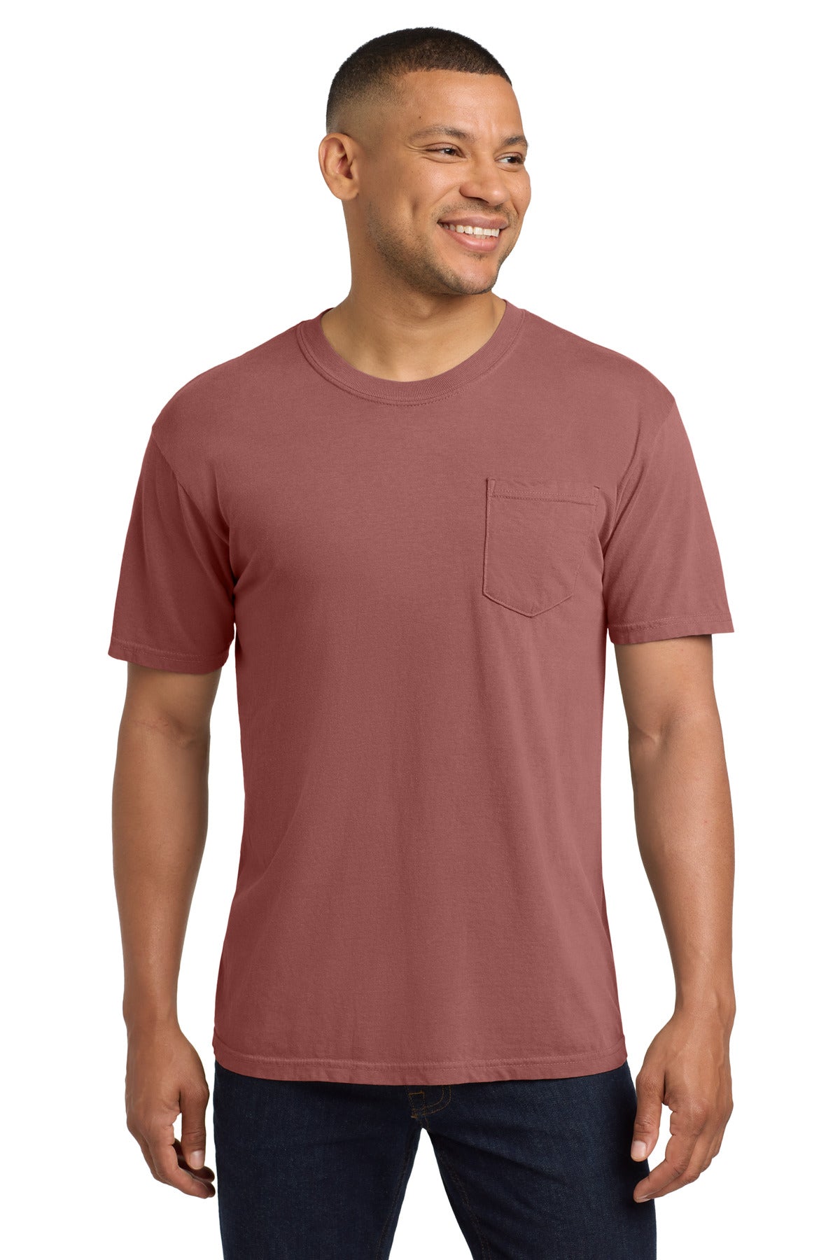 COMFORT COLORS  Heavyweight Ring Spun Pocket Tee. 6030 - Cumin