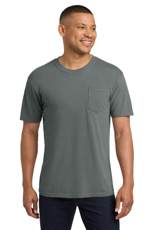 COMFORT COLORS  Heavyweight Ring Spun Pocket Tee. 6030 - Grey