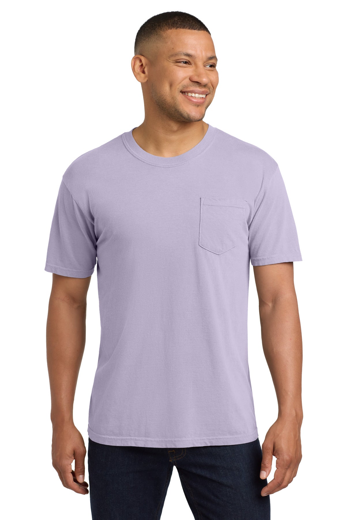 COMFORT COLORS  Heavyweight Ring Spun Pocket Tee. 6030 - Orchid