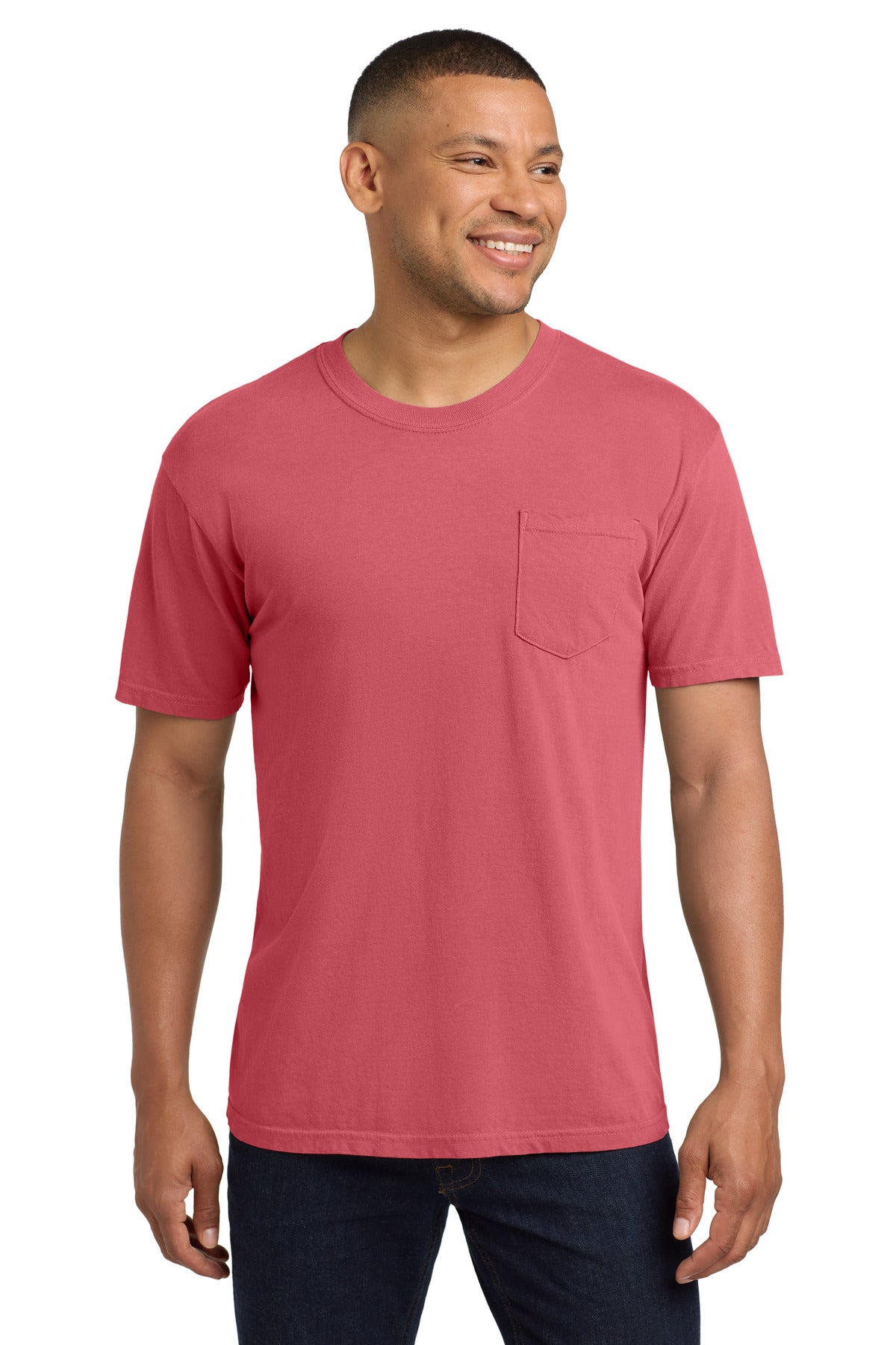 COMFORT COLORS  Heavyweight Ring Spun Pocket Tee. 6030 - Watermelon