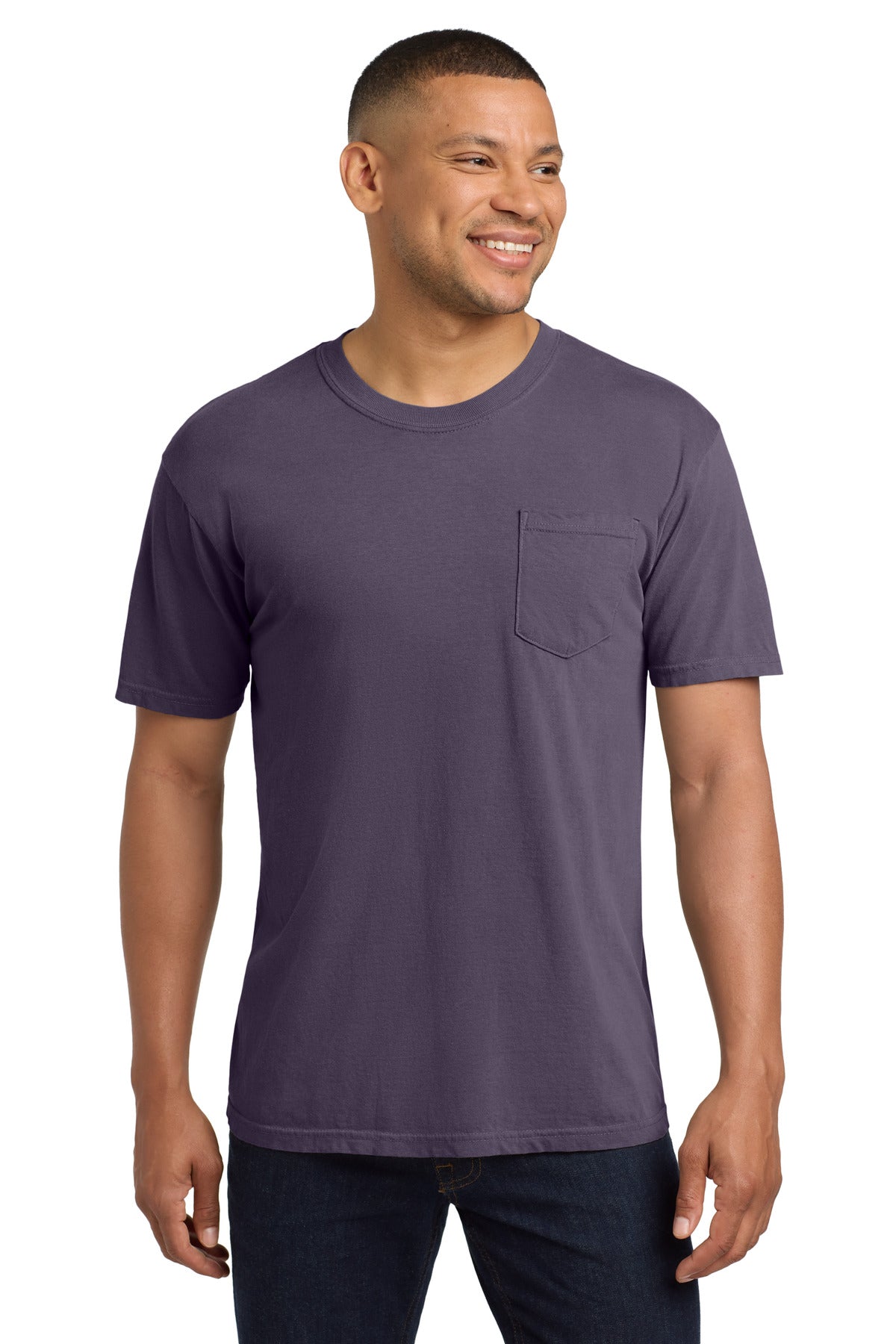 COMFORT COLORS  Heavyweight Ring Spun Pocket Tee. 6030 - Wine