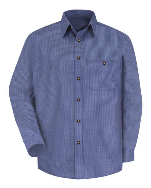 Red Kap SP74 - Grey/ Blue Plaid - 367