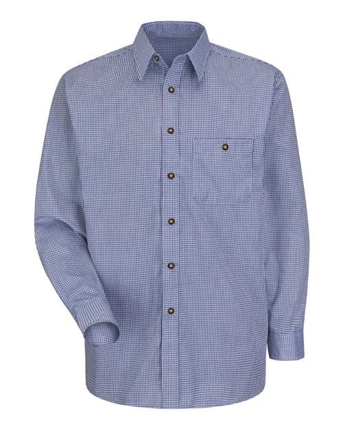 Red Kap SP74 - White/ Blue Plaid - 367