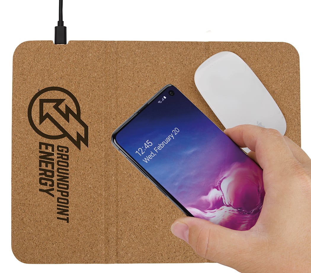 10W Vite Wireless Charging Mouse Pad and Stand