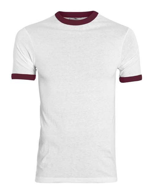 Augusta Sportswear 710 - White/ Maroon