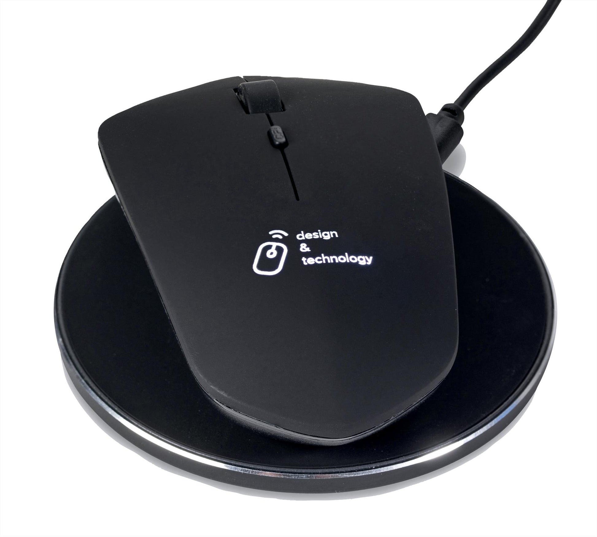 Wireless Charging Mouse & Wireless Charger