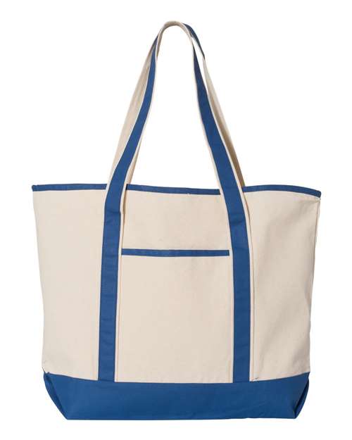 Q-Tees Q1500 - Natural/ Royal