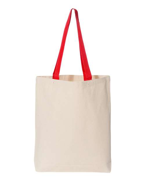 Q-Tees Q4400 - Natural/ Red
