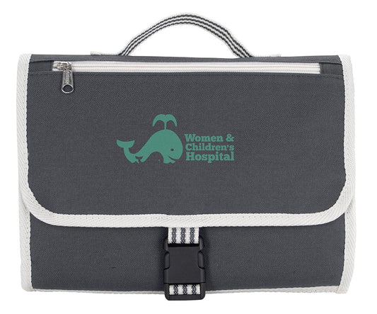 Stripe Diaper Changing Travel Pouch/Mat