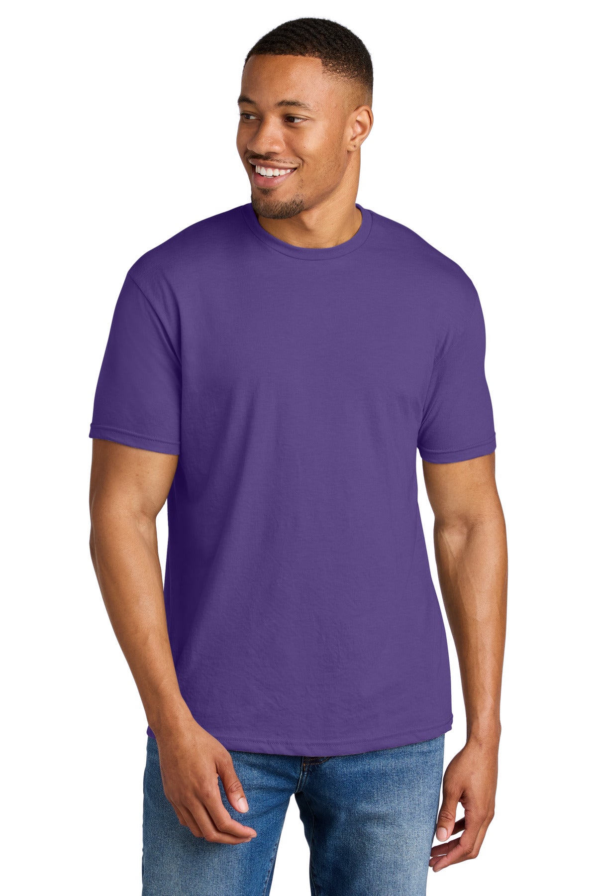 Gildan Softstyle CVC Tee 64000CVC - Amethyst