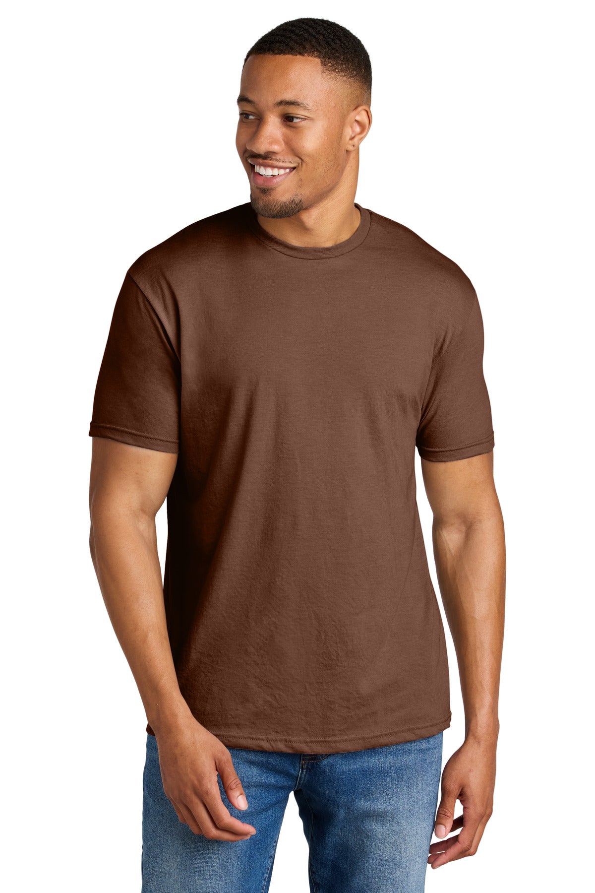 Gildan Softstyle CVC Tee 64000CVC - Cocoa Mist