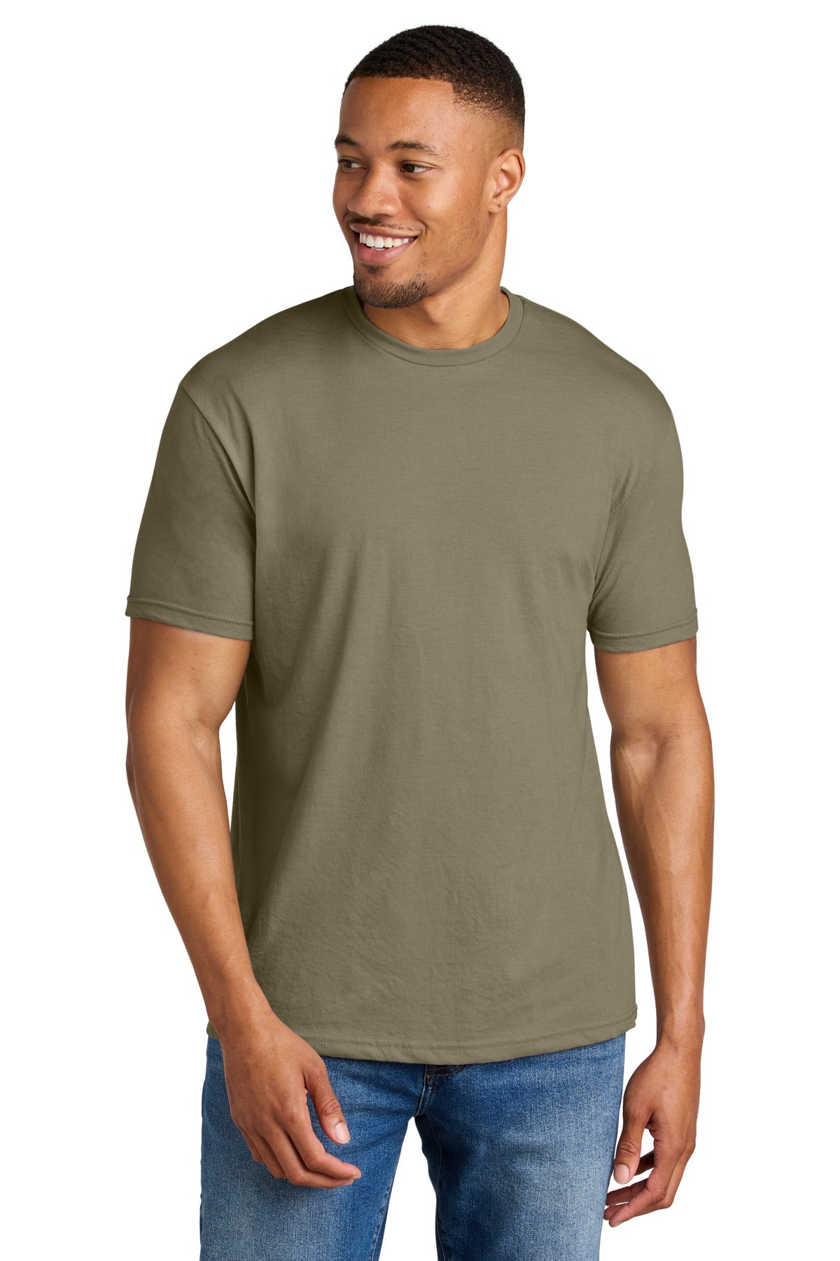 Gildan Softstyle CVC Tee 64000CVC - Dune Mist