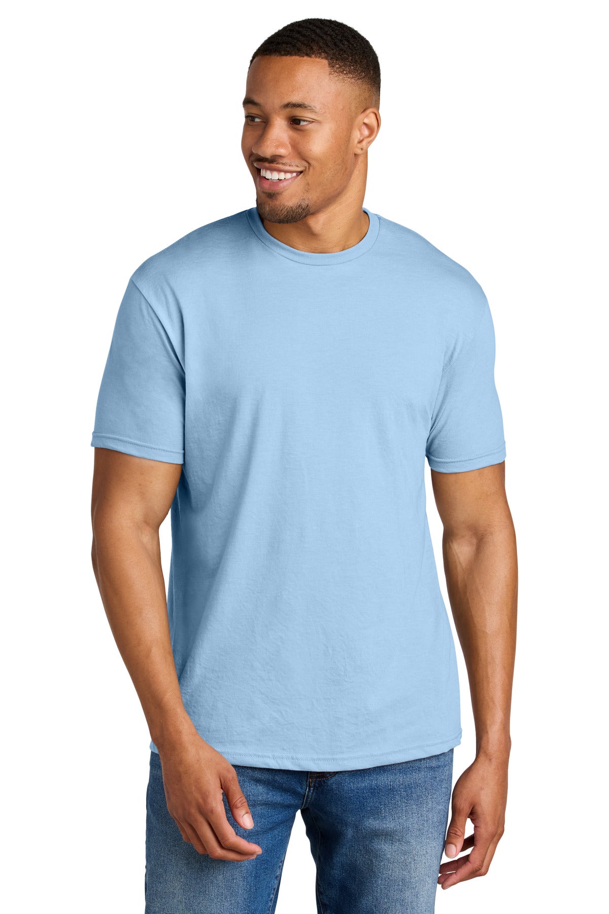 Gildan Softstyle CVC Tee 64000CVC - Light Blue Mist