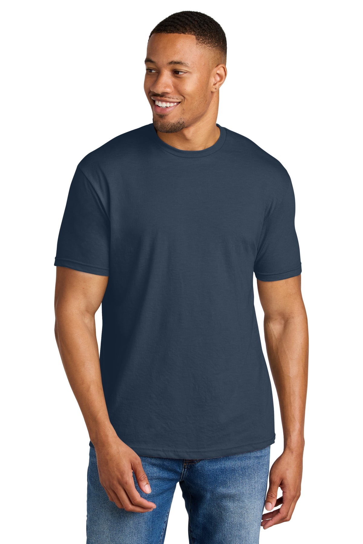 Gildan Softstyle CVC Tee 64000CVC - Navy Mist
