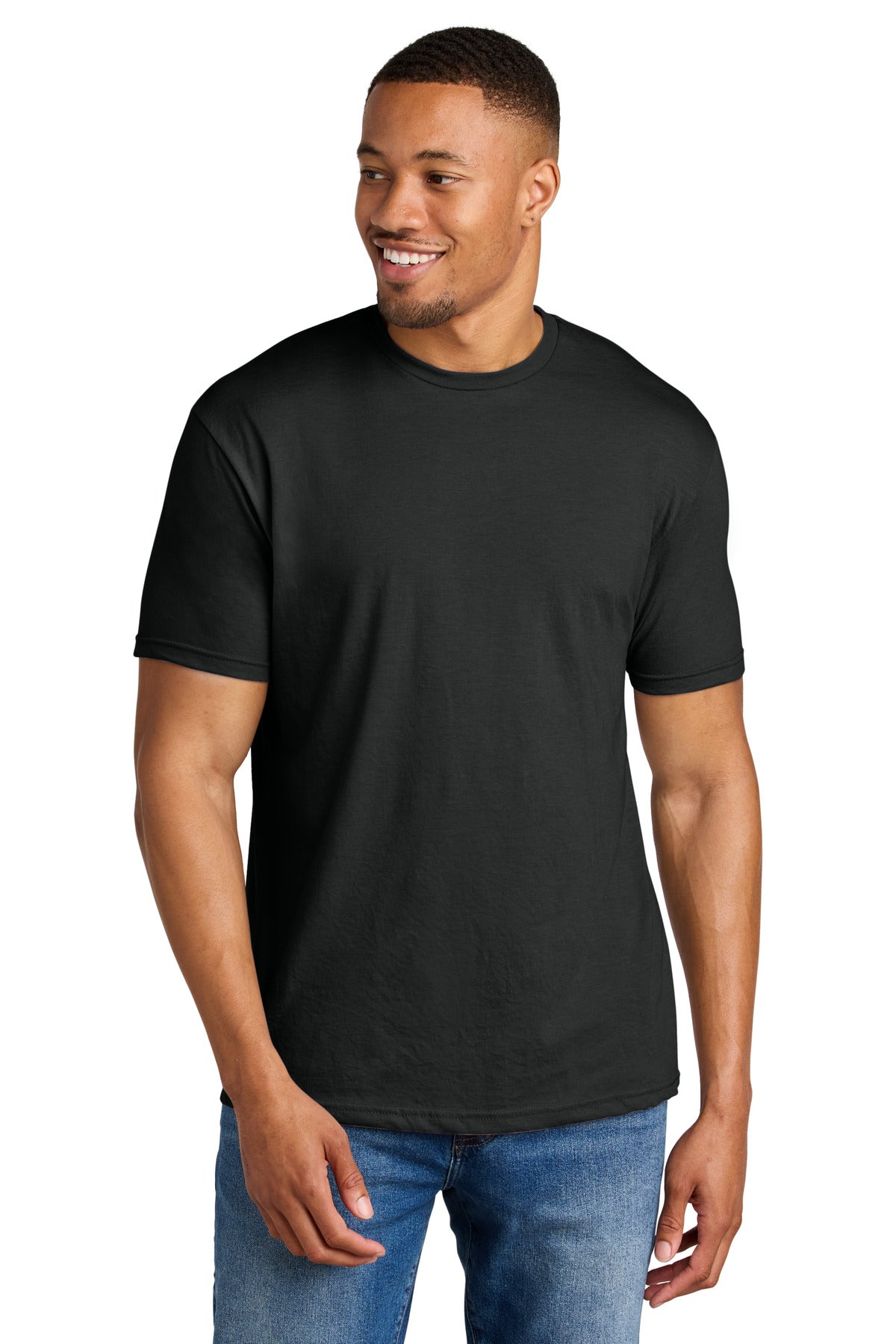 Gildan Softstyle CVC Tee 64000CVC - Pitch Black Mist