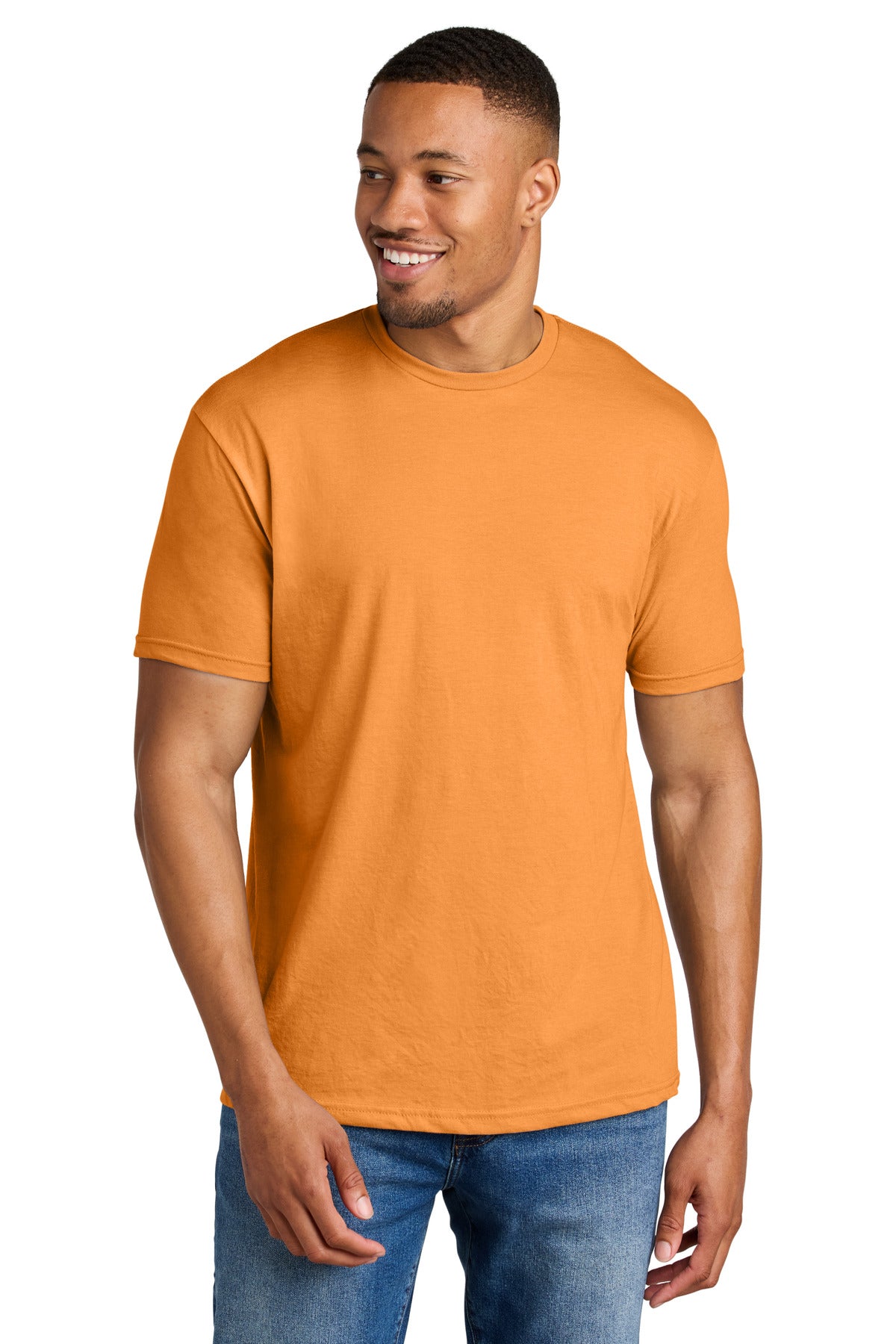 Gildan Softstyle CVC Tee 64000CVC - Tangerine Mist