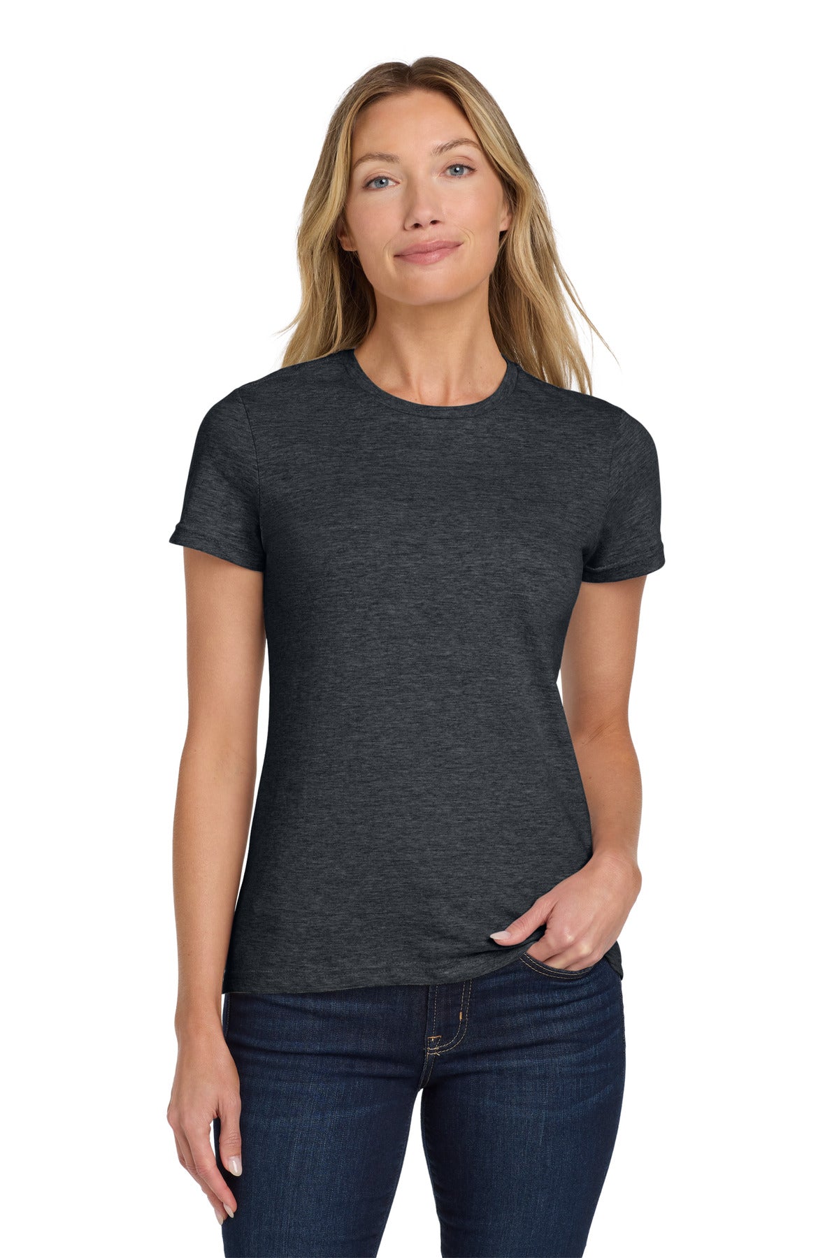 Gildan Softstyle Women's T-Shirt. 64000L - Dark Heather