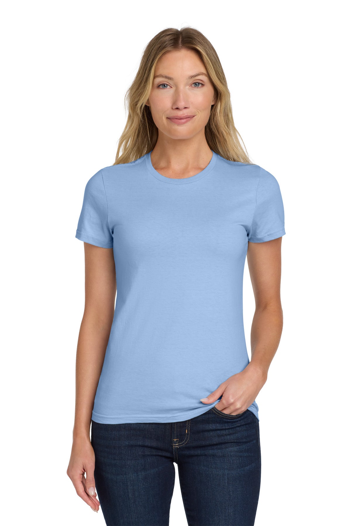 Gildan Softstyle Women's T-Shirt. 64000L - Light Blue