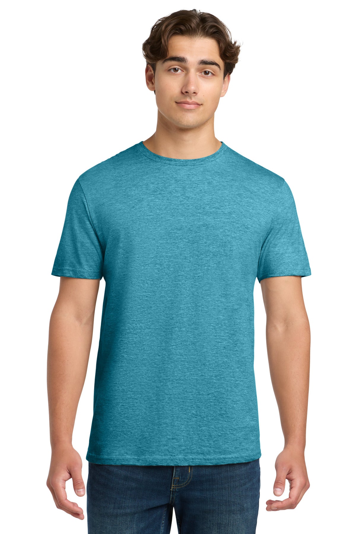 Gildan Softstyle T-Shirt. 64000 - Heather Galapagos Blue