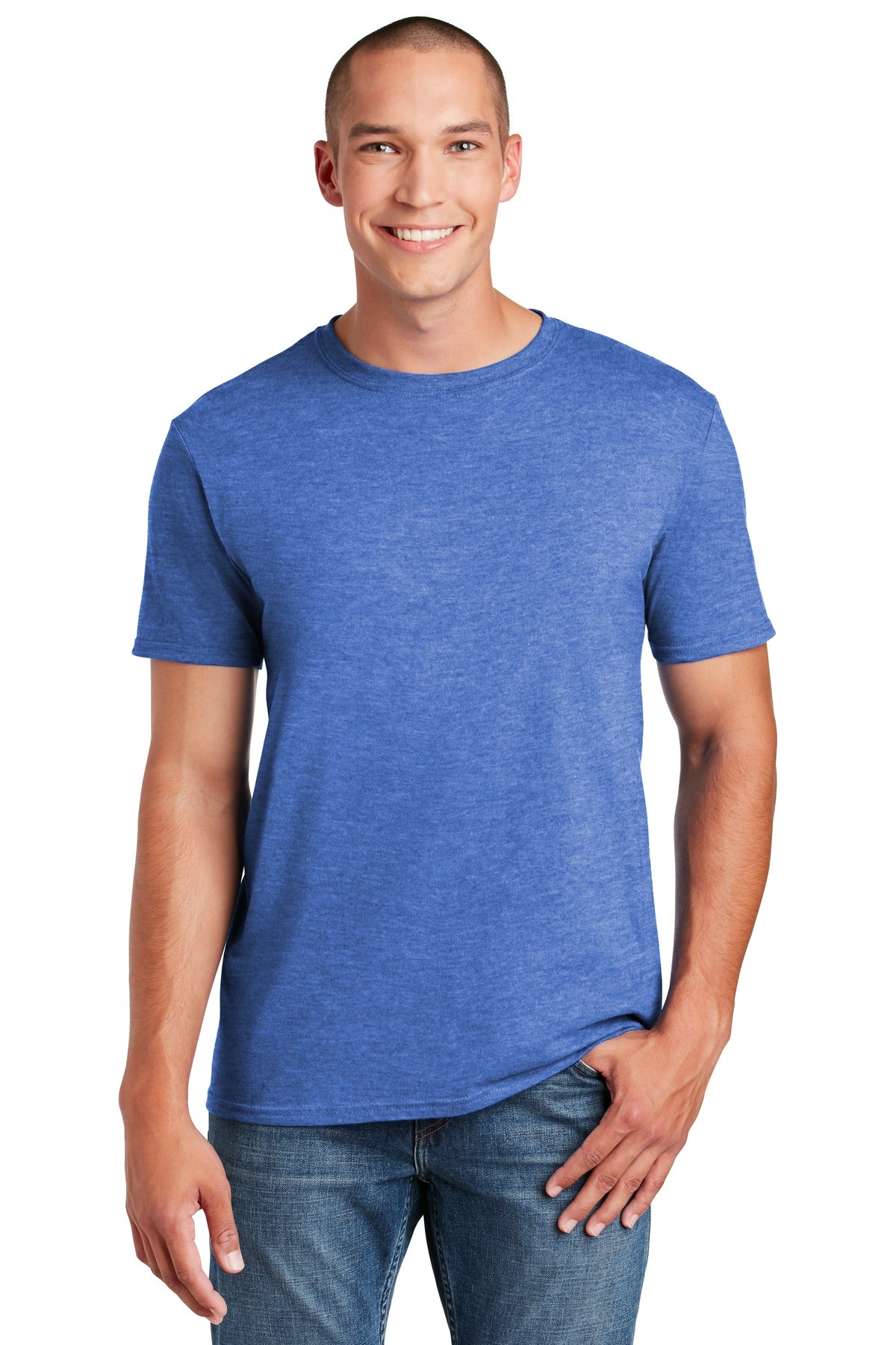 Gildan Softstyle T-Shirt. 64000 - Heather Royal