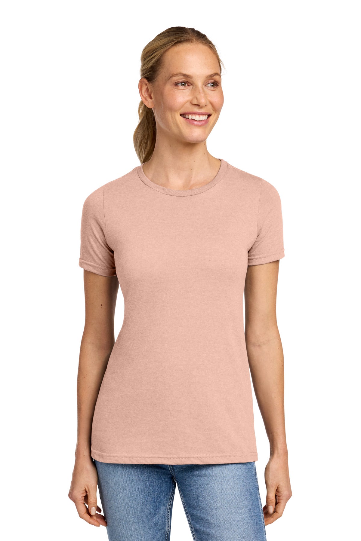 Gildan Softstyle Women's CVC T-Shirt 64001LCVC - Dusty Rose