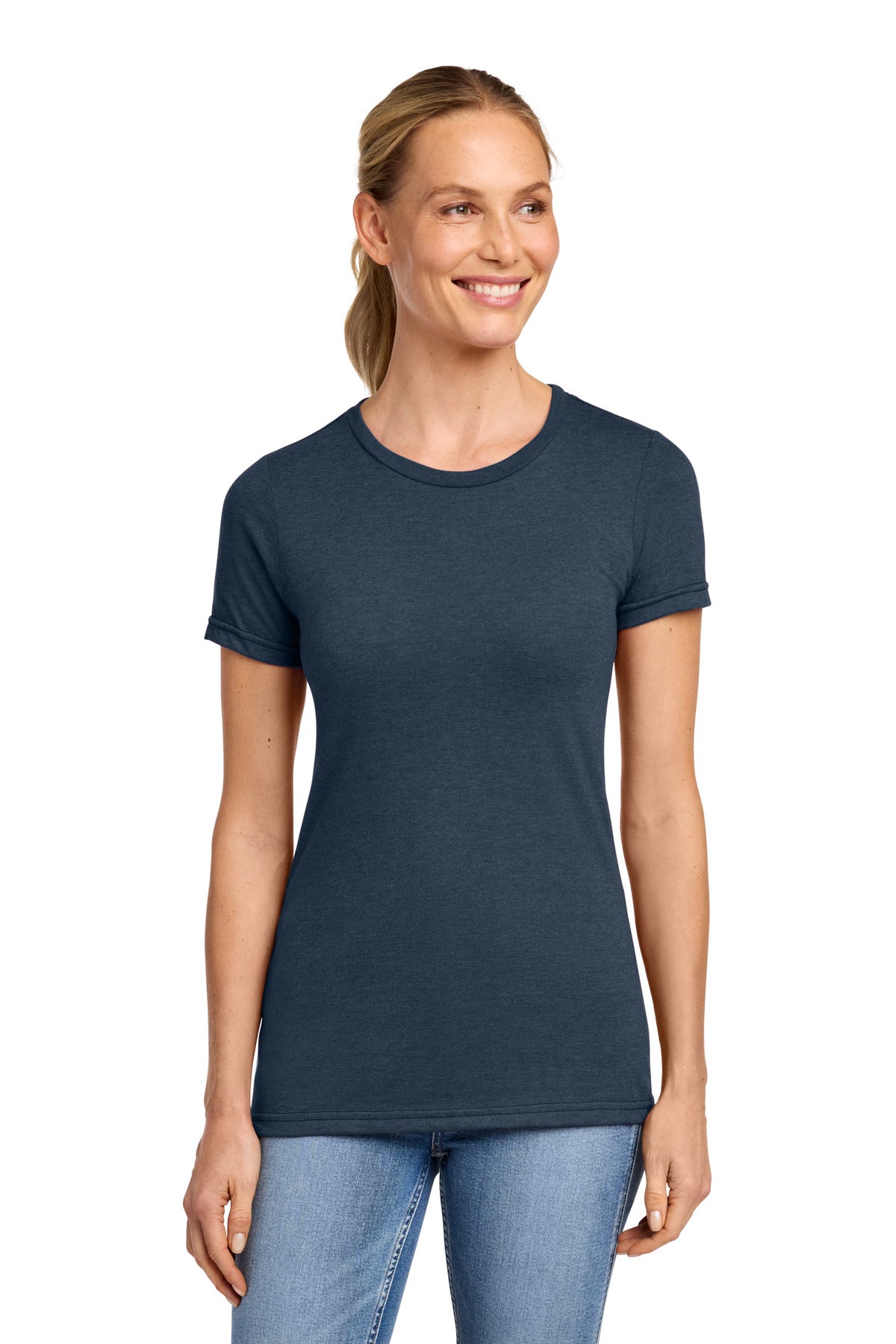 Gildan Softstyle Women's CVC T-Shirt 64001LCVC - Navy Mist