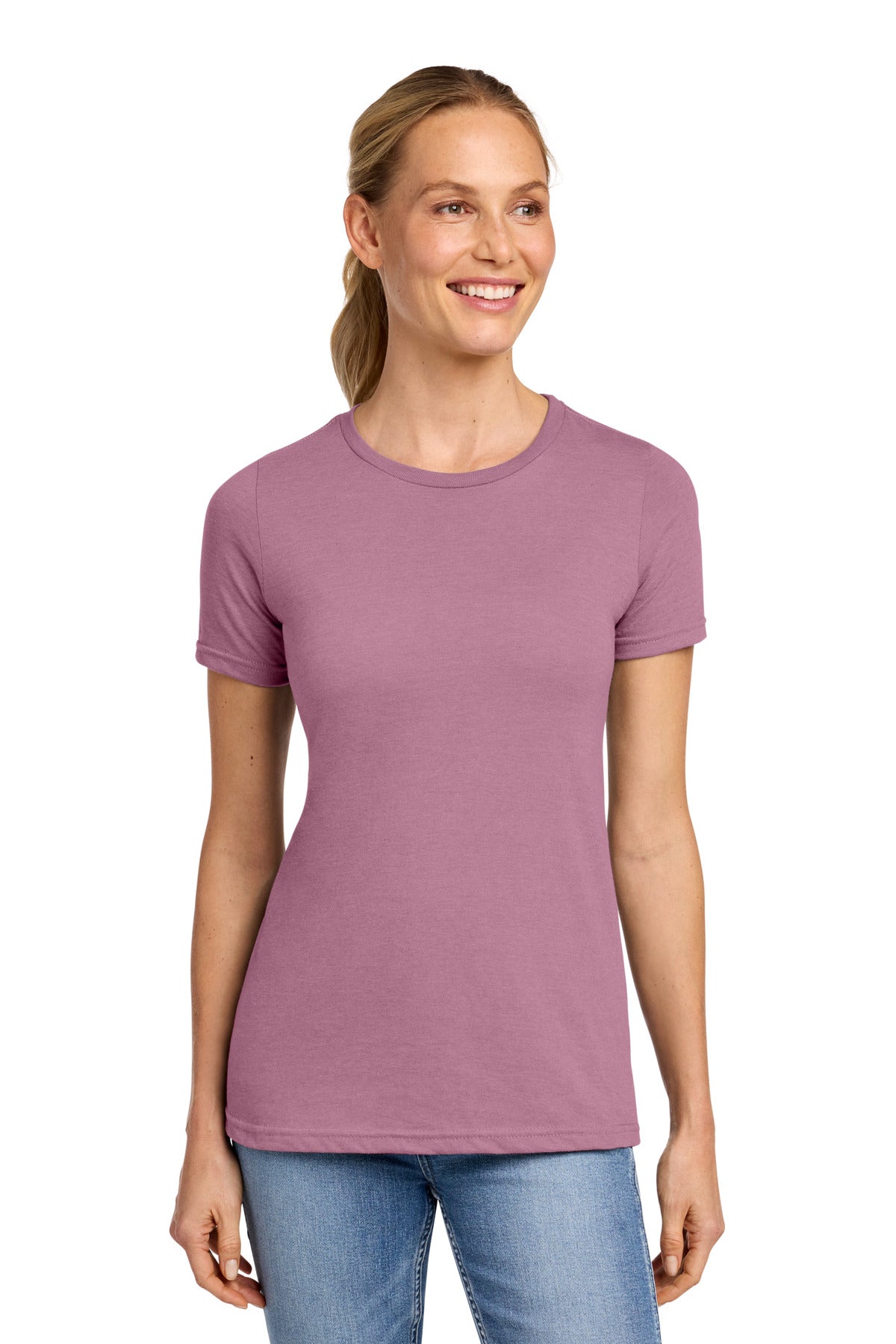 Gildan Softstyle Women's CVC T-Shirt 64001LCVC - Plumrose