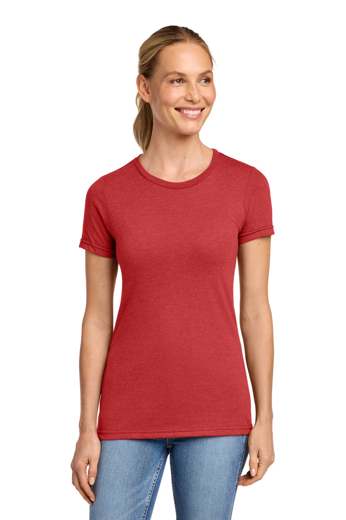 Gildan Softstyle Women's CVC T-Shirt 64001LCVC - Red Mist