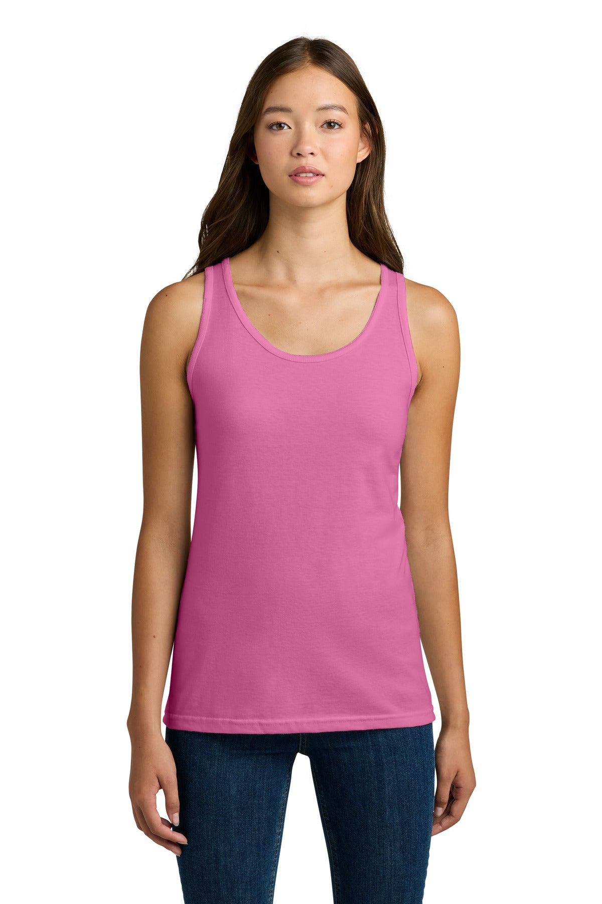 Gildan Softstyle Junior Fit Tank Top. 64200L - Azalea