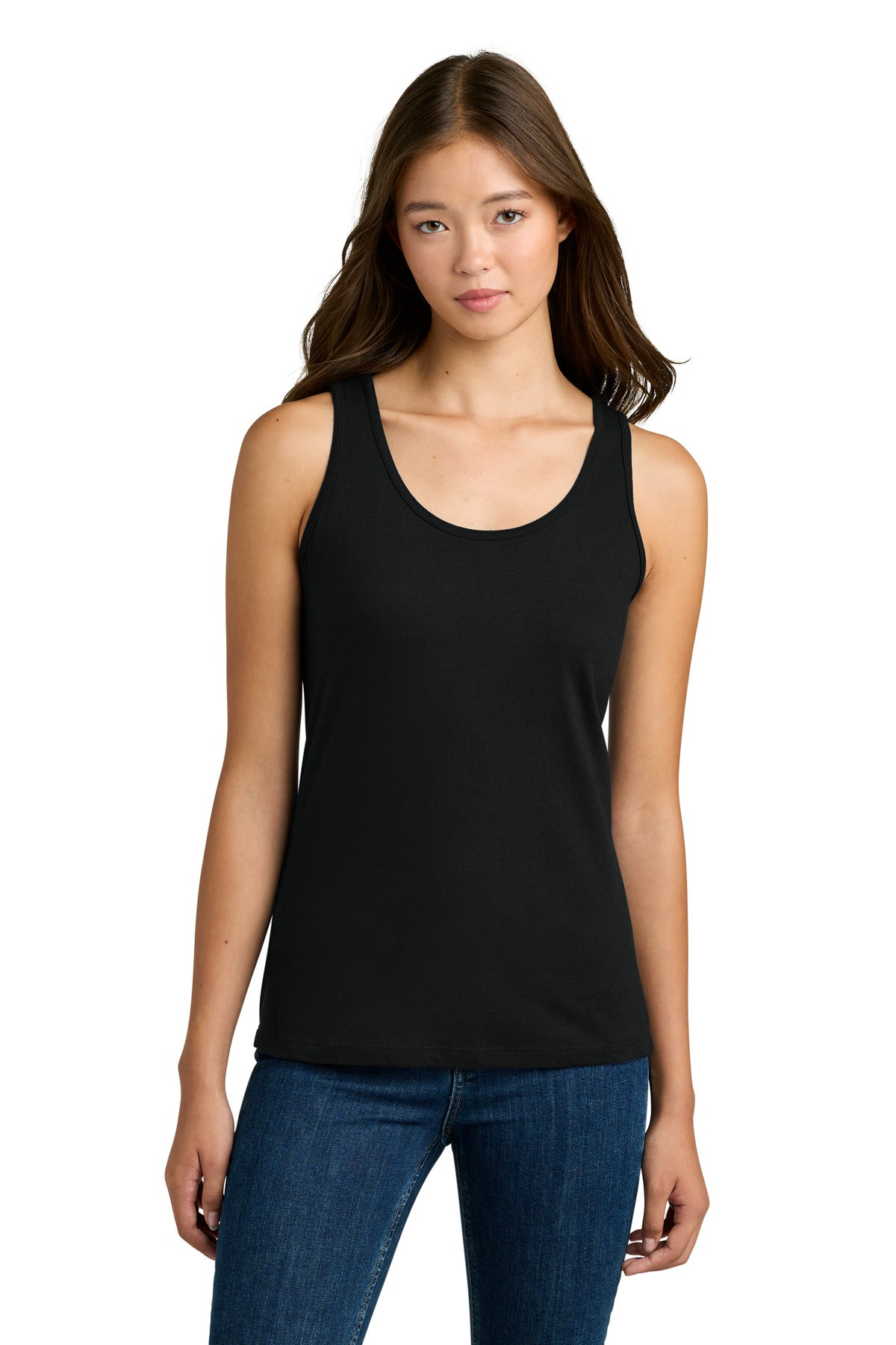 Gildan Softstyle Junior Fit Tank Top. 64200L - Black