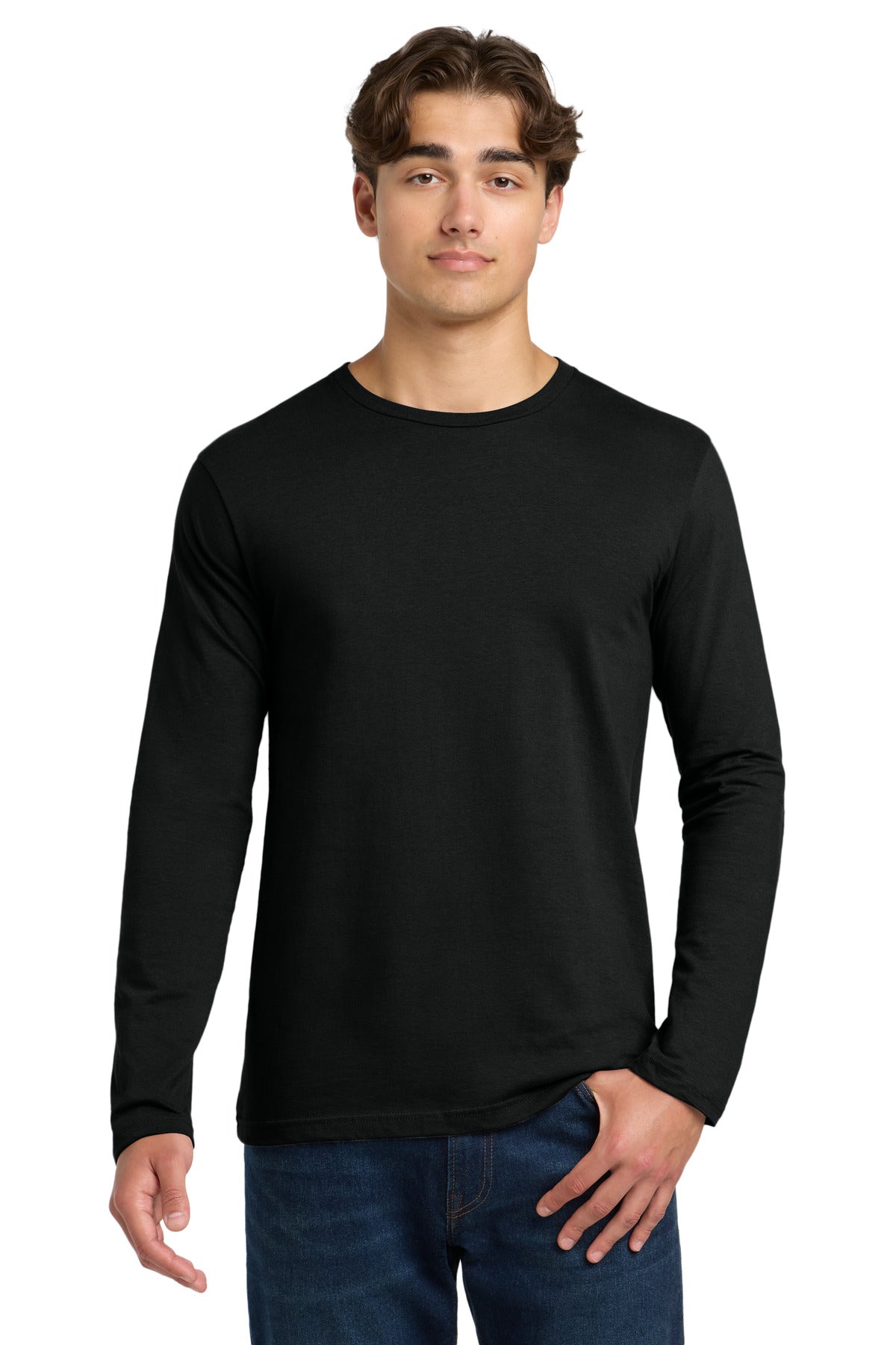 Gildan Softstyle Long Sleeve T-Shirt. 64400 - Black