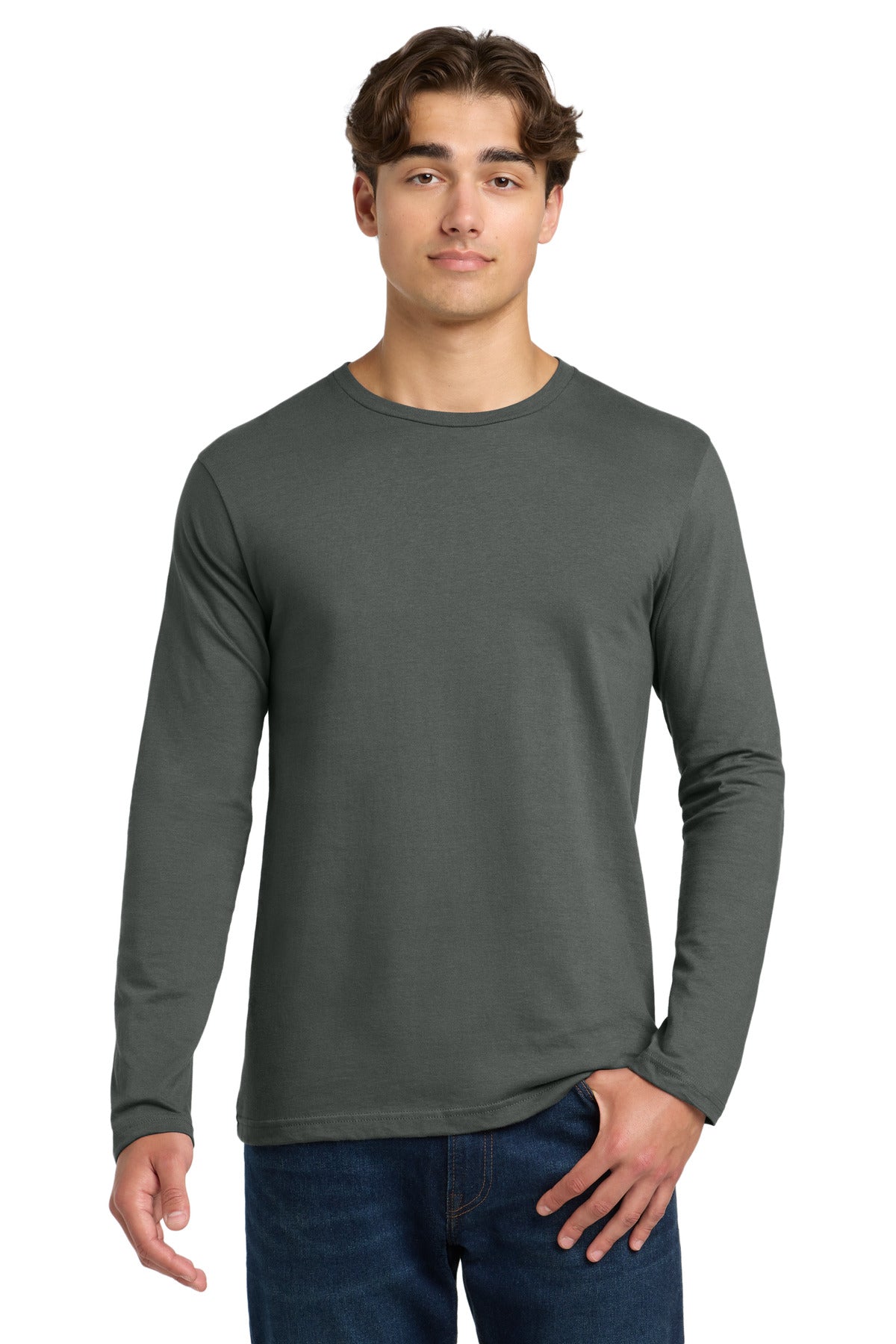 Gildan Softstyle Long Sleeve T-Shirt. 64400 - Charcoal