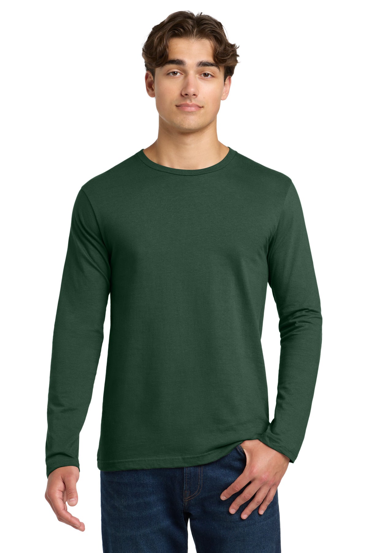 Gildan Softstyle Long Sleeve T-Shirt. 64400 - Fan Dark Green