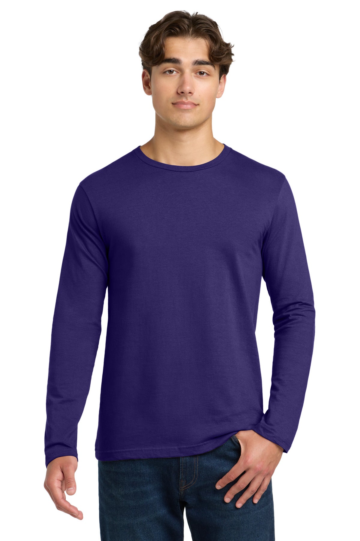 Gildan Softstyle Long Sleeve T-Shirt. 64400 - Purple