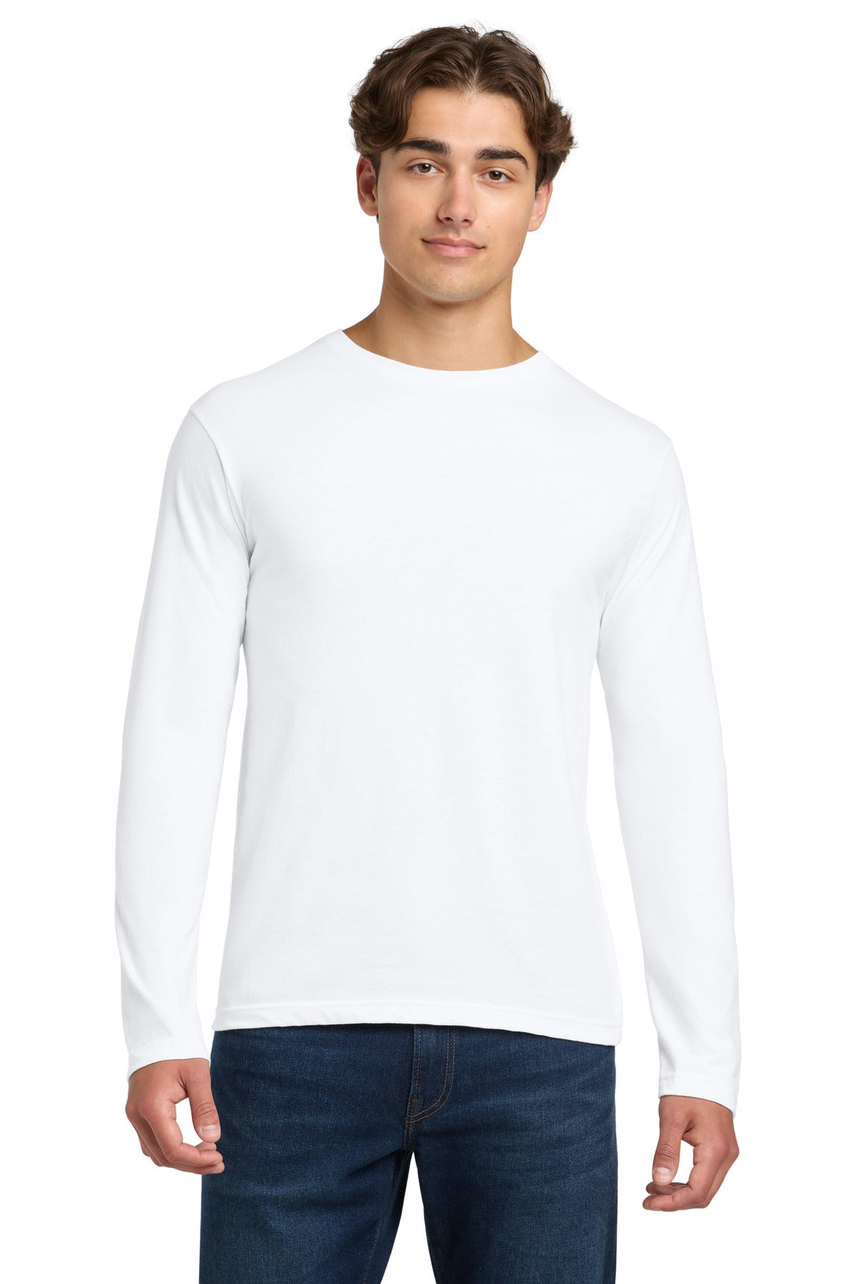 Gildan Softstyle Long Sleeve T-Shirt. 64400 - White