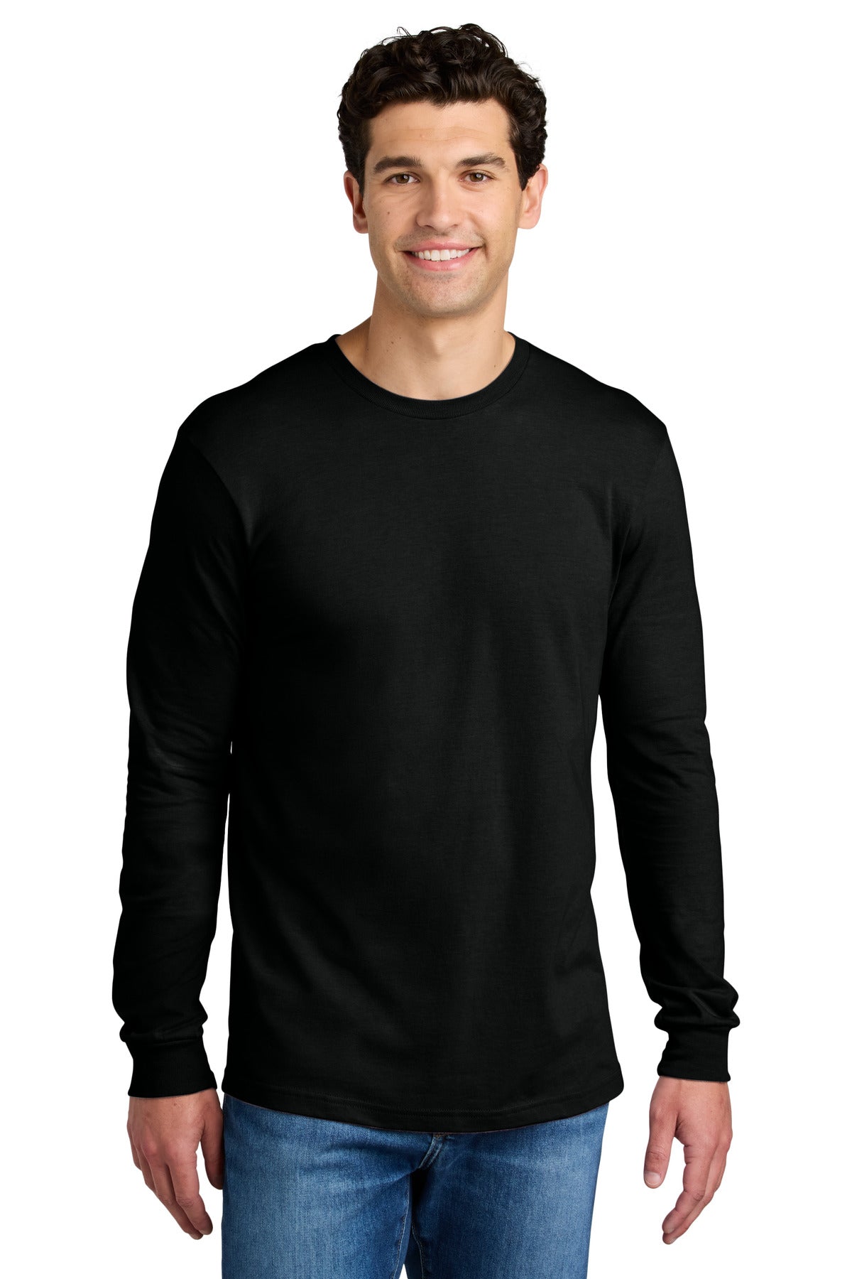 Gildan Softstyle CVC Long Sleeve Tee 64440CVC - Pitch Black