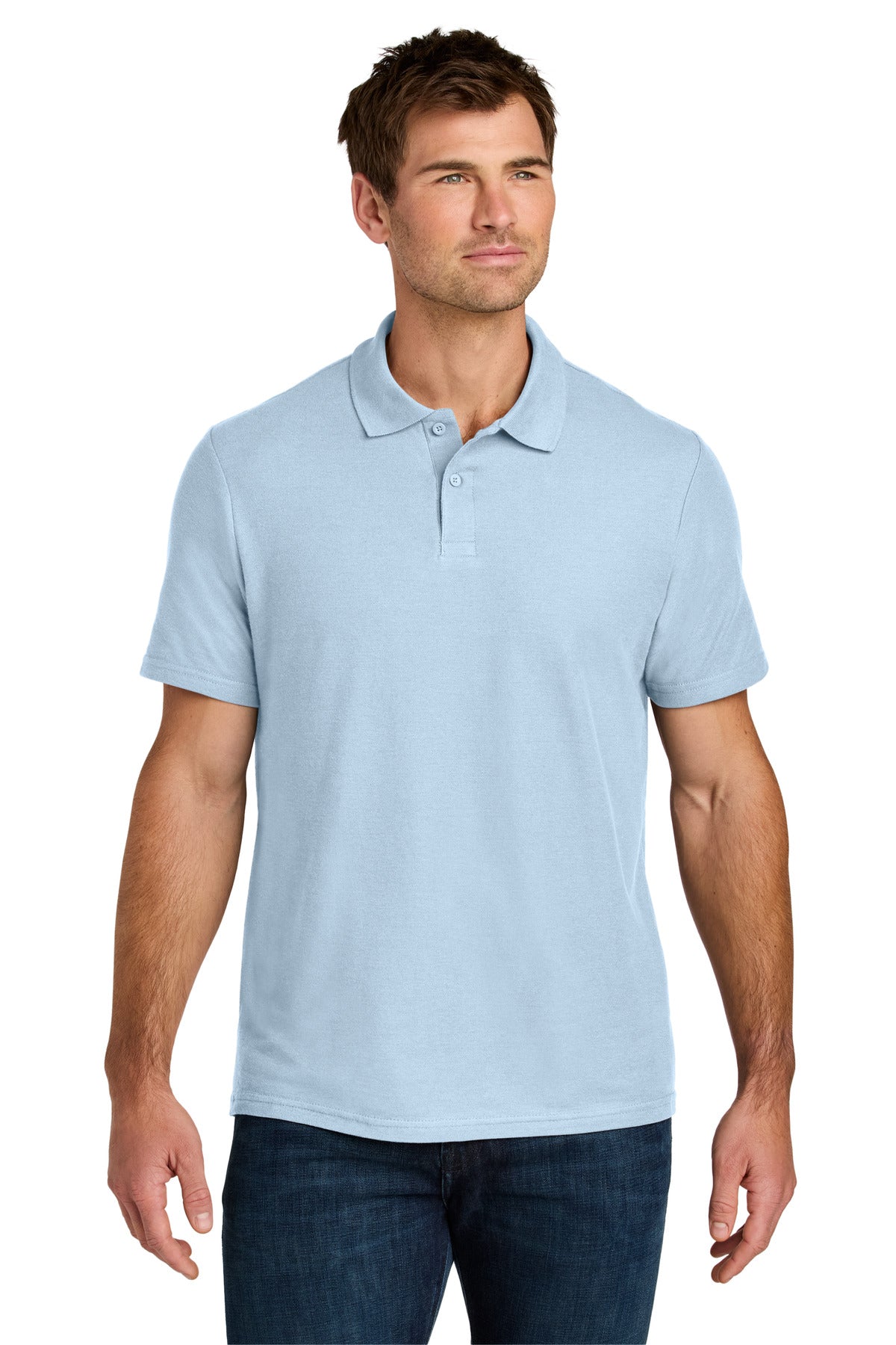 Gildan Softstyle Pique Polo 64800 - Light Blue