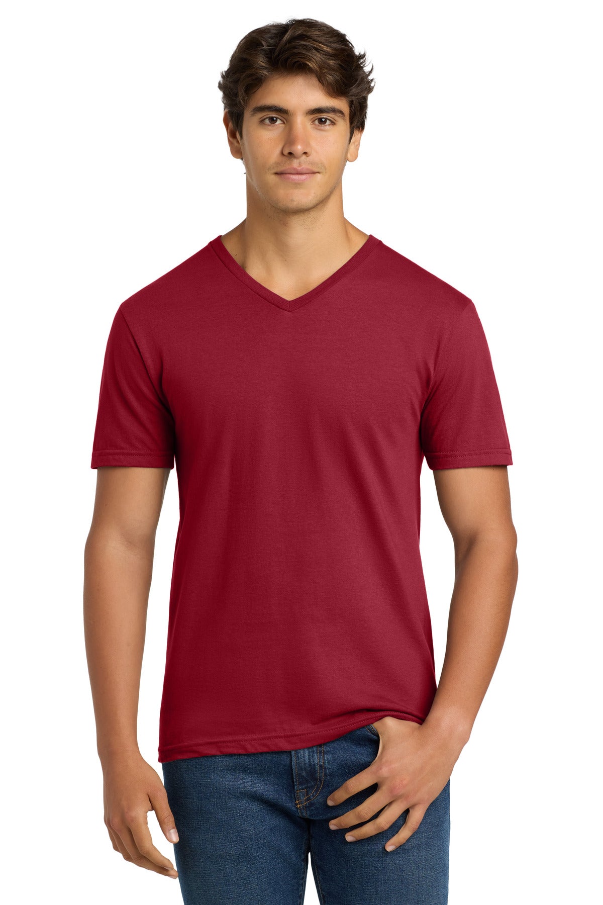Gildan Softstyle V-Neck T-Shirt. 64V00 - Cherry Red