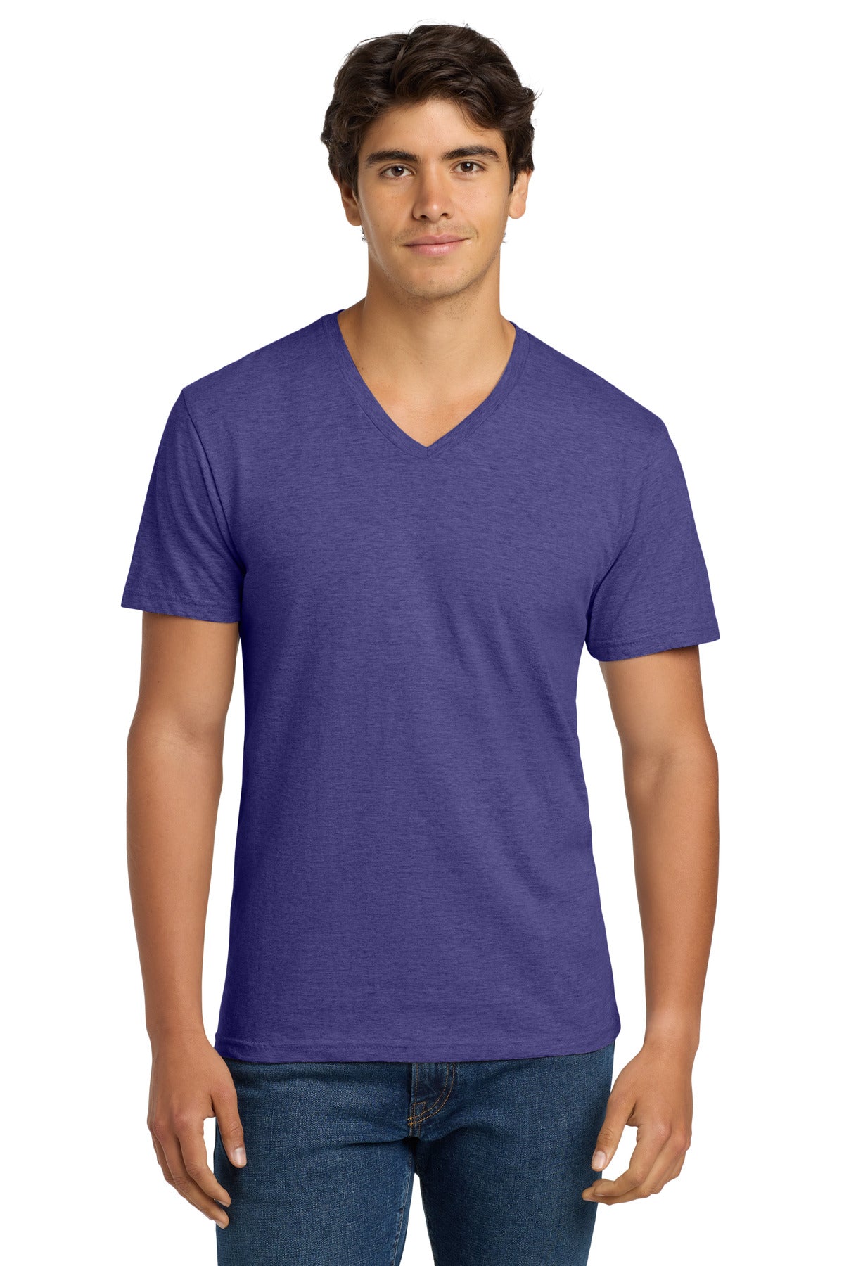 Gildan Softstyle V-Neck T-Shirt. 64V00 - Heather Purple