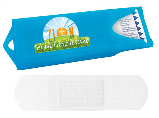 Original Colored Dispenser w/Clear Bandages 