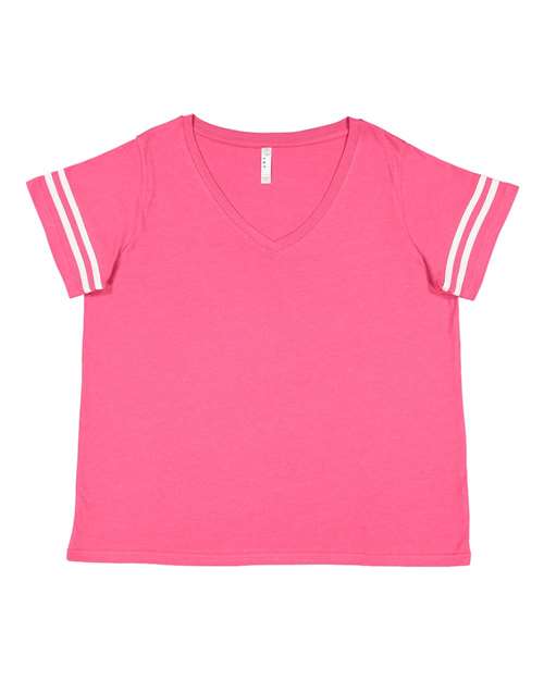 LAT 3837 - Vintage Hot Pink/ White