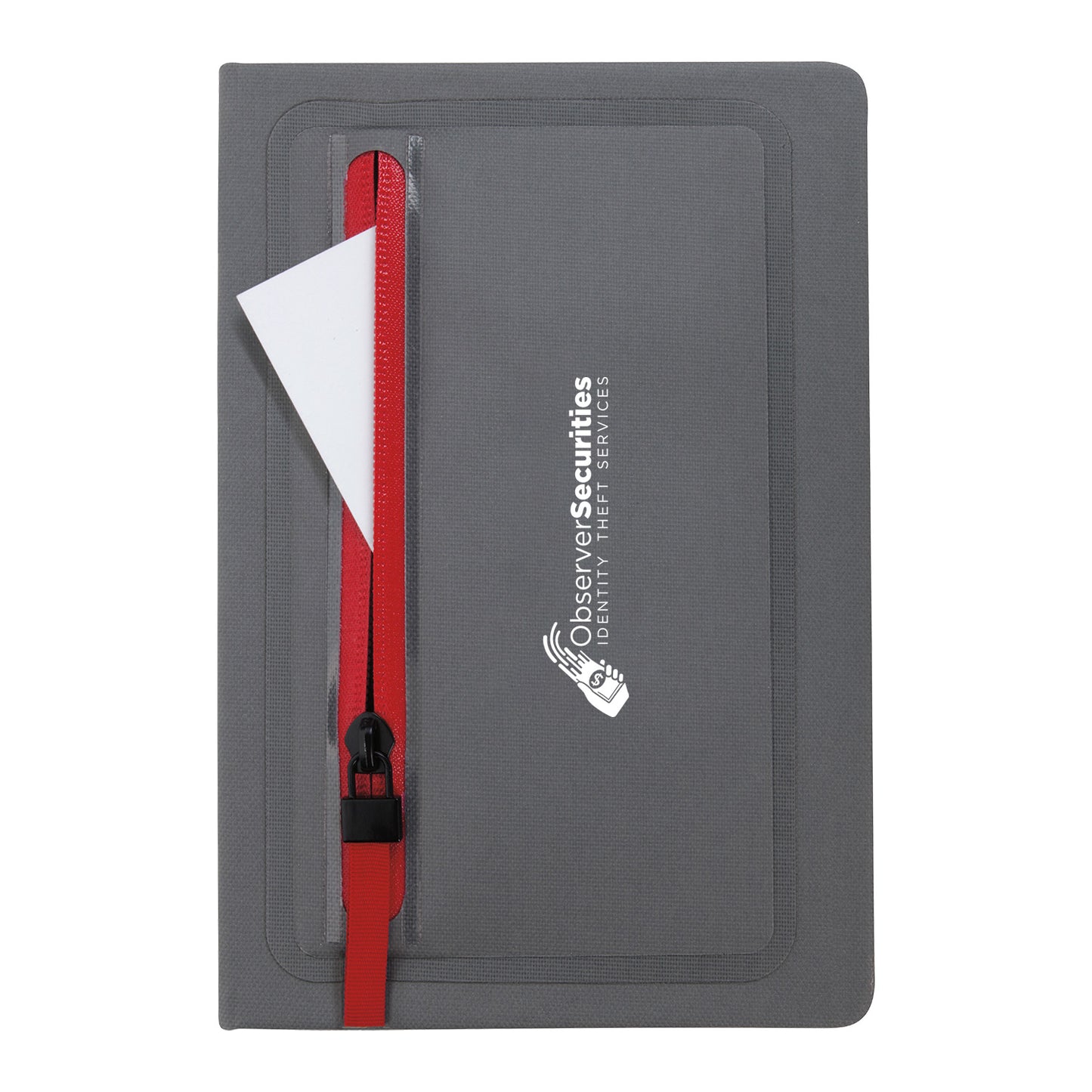 Sleek Zippered Pocket Journal