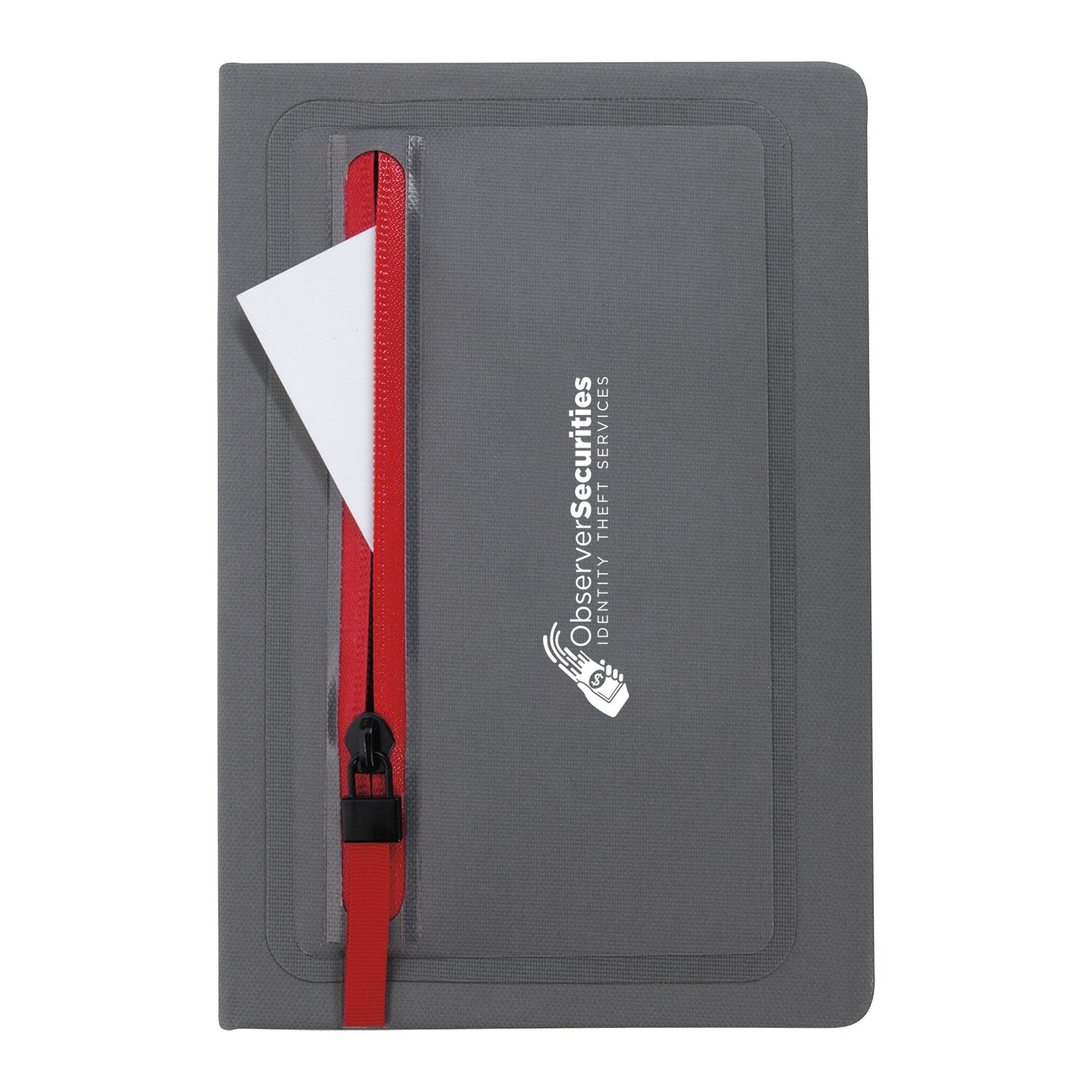 Sleek Zippered Pocket Journal