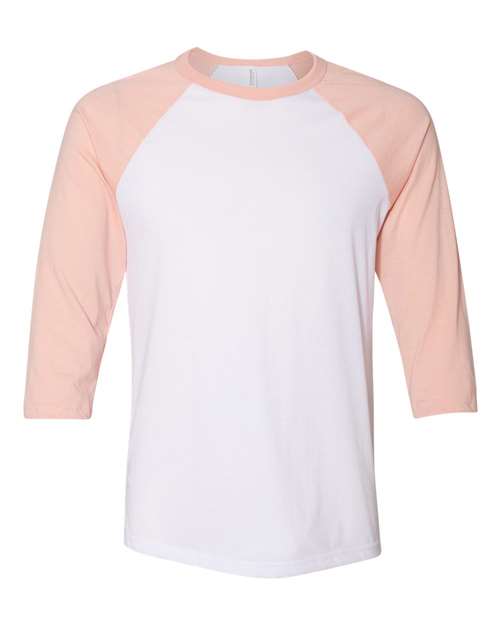 BELLA + CANVAS 3200 - White/ Heather Peach