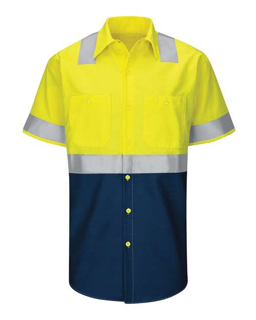 Red Kap SY24 - Fluorescent Yellow/ Green/ Navy