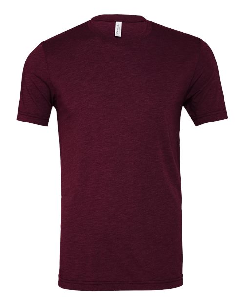 BELLA + CANVAS 3413 - Solid Maroon Triblend