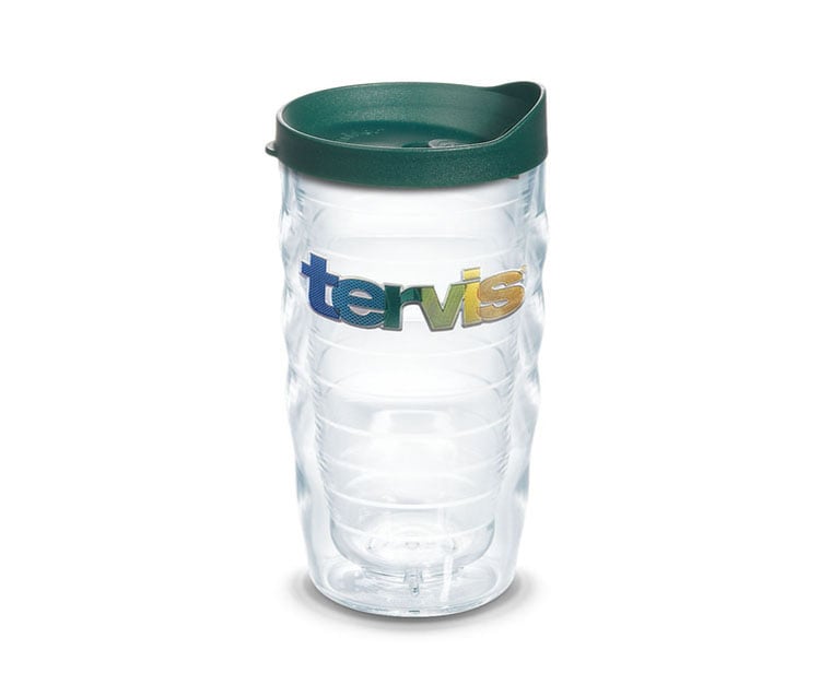 Classic Wavy Tumbler Embroidered Emblem - 10 oz.