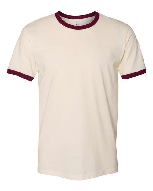 Next Level 3604 - Natural/ Maroon