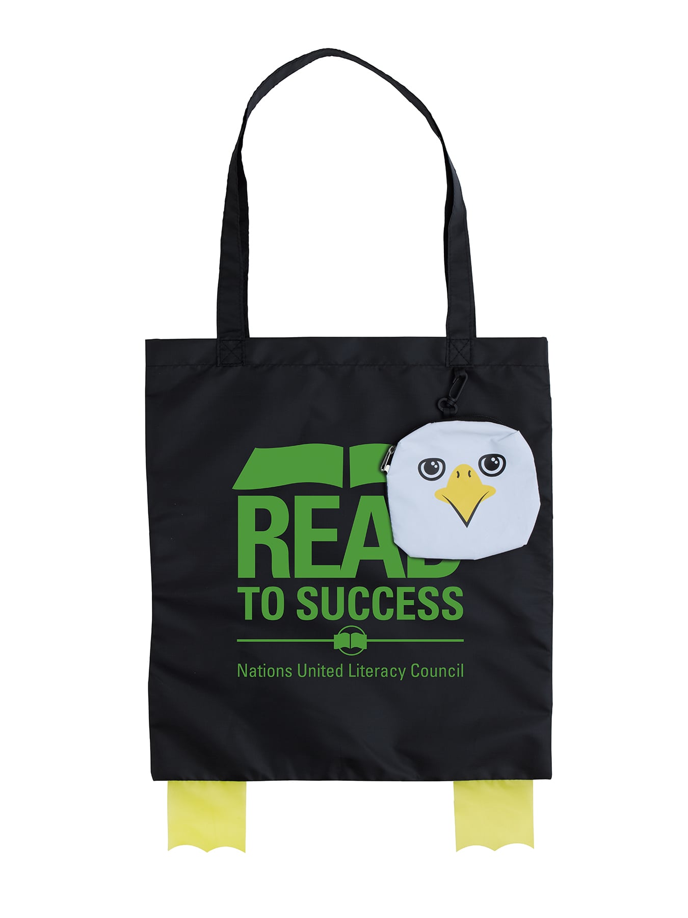 Foldable Tote with Hanging Pouch